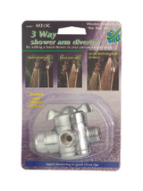 Whedon 3 Way Shower Arm Diverter, Chrome - AF213C