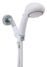 Whedon  AFP5C Champagne Massage hand shower kit, white