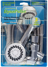 Whedon Dynapulse 3 Spray Hand Shower Kit, Chrome - HSDDP2