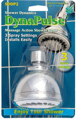 Whedon Dynapulse 3 Spray Massage Shower Head, White - SDDP2