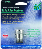 Whedon Shower Trickle Valve Push Button, Chrome - TV1C
