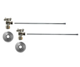 Mountain Plumbing  MT493BX-NL/SG Lavatory Supply Kit - Brass Cross Handle with 1/4 Turn Ball Valve - Angle, No Trap - Satin Gold