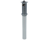 Mountain Plumbing Finger Touch Lavatory Drain - With Overflow - Unlacquered Brass - MT743-3/ULB