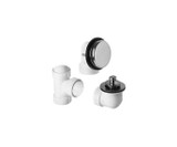 Mountain Plumbing  BDWUNLTA/PEW ABS Plumber's Half Kit with Deluxe Lift & Turn Trim (Designer Face Plate) - Pewter