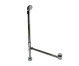 Mountain Plumbing Exposed Bottom Outlet Bath Waste & Overflow with Swivel Neck & EZ-Click™ Drain (Extended) - Unlacquered Brass - BDEXP1-VA/ULB