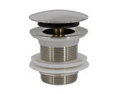 Mountain Plumbing EZ-Click™ Bath Tub Drain Without Overflow (drain tube not included) - Pewter - BDWOF-ST-NS/PEW