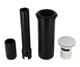 Mountain Plumbing Tub Docking Station – Freestanding Tub Drain Rough-In – Trim Kit With Overflow - Chrome - BDWOF-DSTRIM/CPB