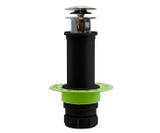 Mountain Plumbing Tub Docking Station – Freestanding Tub Drain Rough-In with Trim – Complete Kit - Chrome - BDWOF-DS/CPB