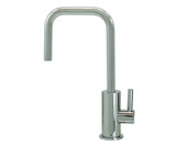 Mountain Plumbing Cold Water Dispenser Faucet with Contemporary Round Body & Handle (90° Spout) - Black - MT1833-NL/BL