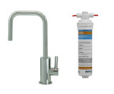 Mountain Plumbing Cold Water Dispenser Faucet with Contemporary Round Body & Handle (90° Spout) & Mountain Pure® Water Filtration System - Black Nickel - MT1833FIL-NL/BN