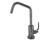 Mountain Plumbing  MT1823-NLIH/PVDPN Cold Water Dispenser Faucet with Contemporary Round Body & Industrial Lever Handle (120° Spout) - PVD Polished Nickel