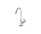 Mountain Plumbing Cold Water Dispenser Faucet with Round Tapered Base & Angled Side Handle - Unlacquered Brass - MT624-NL/ULB