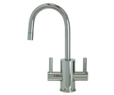 Mountain Plumbing  MT1841-NL/PVD Hot & Cold Water Faucet with Contemporary Round Body & Handles - Polished Brass