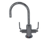 Mountain Plumbing Hot & Cold Water Faucet with Contemporary Round Body & Industrial Lever Handles - PVD Brushed Bronze - MT1841-NLIH/PVDBB