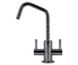 Mountain Plumbing  MT1821-NLD/CPB Mini Hot & Cold Faucet with Angled Spout w/Duet Finish - Chrome