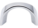 Top Knobs Crescent 1 1/4" Center to Center Bar Pull, Polished Chrome - M553