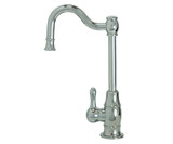 Mountain Plumbing  MT1870-NL/TB Hot Water Faucet with Traditional Double Curved Body & Curved Handle - Tuscan Brass