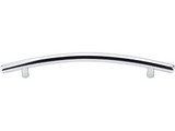 Top Knobs M537 PC Nouveau Curved Bar Door Pull 6 5/16" (c-c) - Polished Chrome