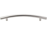 Top Knobs M536 BSN Nouveau Curved Bar Door Pull 6 5/16" (c-c) - Brushed Satin Nickel