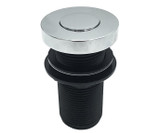 Mountain Plumbing Round Replacement "Deluxe" Flush Waste Disposer Air Switch Button - Stain Chrome - MT958/SC