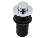 Mountain Plumbing Round Replacement "Deluxe" Raised Waste Disposer Air Switch Button - Brushed Stainless - MT958R/BRS