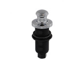 Mountain Plumbing Round Replacement "Deluxe" Traditional Raised Waste Disposer Air Switch Button - Brushed Stainless - MT959T/BRS