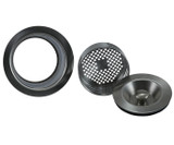 Mountain Plumbing Waste Disposer Stopper & Lift Out Strainer with Extended Flange - PVD Brushed Bronze - MT130/PVDBB