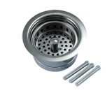 Mountain Plumbing  MT7799EV/BRS Garbage Disposer Strainer & Stopper with Extended Flange - Brushed Stainless