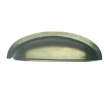 Top Knobs Somerset 3" Center to Center Cup/Bin Pull, German Bronze - M365