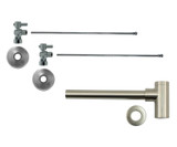 Mountain Plumbing Lavatory Supply Kit - Mini Lever Handle with 1/4 Turn Ball Valve - Angle, Round Bottle Trap - Venetian Bronze - MT6002-NL/VB