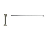 Mountain Plumbing Toilet Supply Kit - Brass Cross Handle with 1/4 Turn Ball Valve - Angle Sweat, Flat Head Riser - Polished Gold - MT5161X-NL/GPB