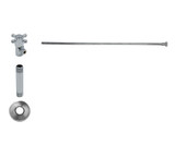 Mountain Plumbing Toilet Supply Kit - Brass Cross Handle with 1/4 Turn Ceramic Disc Cartridge Valve - Angle, Flat Head Riser - Champagne Bronze - MT4800X-NL/CHBRZ