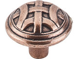 Top Knobs Celtic 1 1/4" Diameter Round Knob, Old English Copper - M223