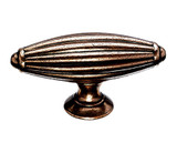 Top Knobs Tuscany 2 7/8" Length Bar Knob, Old English Copper - M228