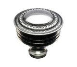 Top Knobs Contessa 1 1/4" Diameter Round Knob, Antique Pewter - M198