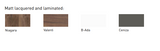 Lucena Quadro Free Standing Vanity for Integrated Sink 32" W x 34" H x 18" D - Valenti Color