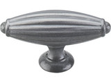 Top Knobs Tuscany 2 7/8" Length Bar Knob, Light Pewter - M157