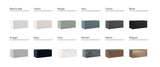 Lucena Compatech 71052 Wood Counter Top - 40" W x 5" H x 18" D - Matte White Color