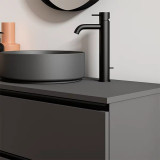 Lucena Colors Resin Counter Top 32" W x 6" H x 18" D - Grey/Ceniza Color - 87436