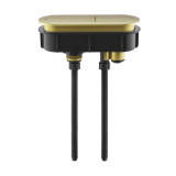 Swiss Madison SM-CH04G Dual Push Button Toilet Flush Hardware - Brushed Gold (SM-1T254) Swiss Madison SM-CH04G Dual Push Button Toilet Flush Hardware - Brushed Gold (SM-1T254)