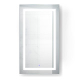 Krugg 24 Inch X 42 Inch LED Medicine Cabinet w/Dimmer & Defogger - Right Hinged - Svange2442R