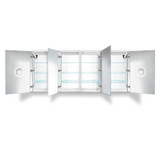Krugg Svange8436DLLRR 84" X 36" LED Medicine Cabinet w/Dimmer & Defogger