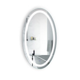 Krugg 24 Inch x 42 Inch Oval Mirror w/ Defogger and Dimmer - Icon2442 Oval