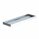 Fine Fixtures  AC2GSPC Glass Bathroom Wall Shelf - Polished Chrome