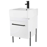 Fine Fixtures CA20WH Concordia Vanity Cabinet 20 Inch Wide - White