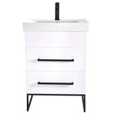 Fine Fixtures CA24WH Concordia Vanity 24' Wide - White