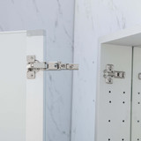 Fine Fixtures AMB2440-L Left Hand Door Medicine Cabinet With Top Led , 24 X 40
