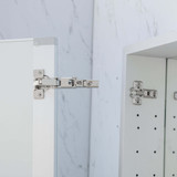 Fine Fixtures Left Hand Door Medicine Cabinet With LED Light , 24 Inch X 40 Inch - AMB2440-L