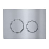 Fine Fixtures CTA11CH Concealed Dual Flush Toilet Tank Actuator - Round Buttons - Chrome