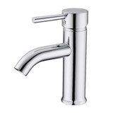 Fine Fixtures  FAM2PC Round Bathroom Faucet - Single Hole - Polished Chrome